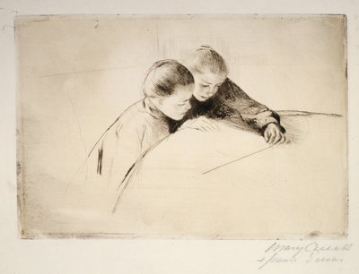 El mapa, 1890 de Mary Cassatt