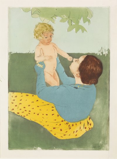 Bajo el castaño de Indias de Mary Cassatt