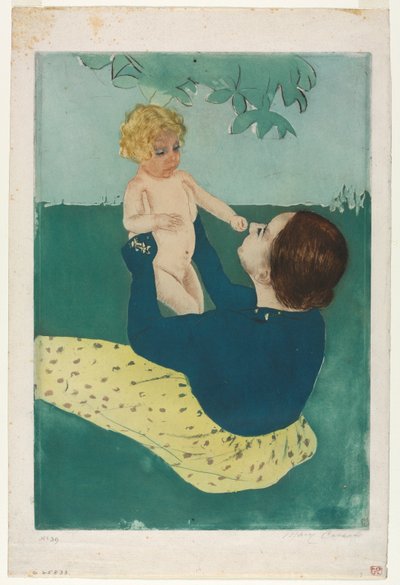 Bajo el castaño de Indias, 1896-1897 de Mary Cassatt