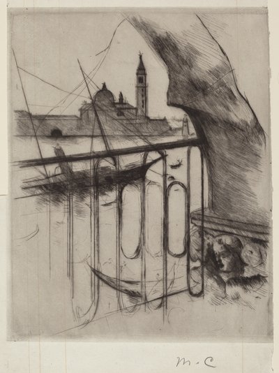 Vista de Venecia, 1887 de Mary Cassatt
