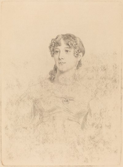 Lady Maria Hooker Cuando Era Señorita Turner a los Diecisiete Años de Mary Dawson Turner, after Thomas Phillips