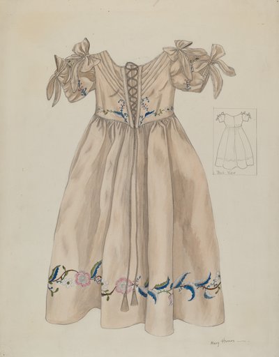 Vestido infantil, c. 1936 de Mary E Humes