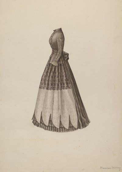 Vestido, 1935-1942 de Mary E Humes
