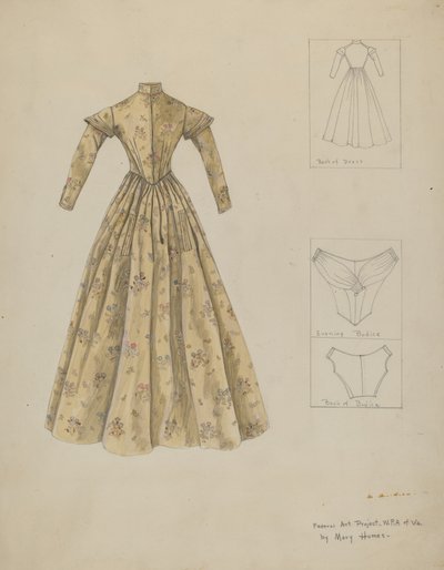 Vestido, c. 1937 de Mary E Humes