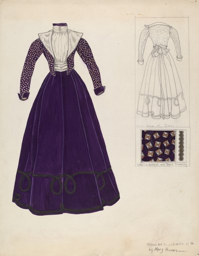 Vestido, c. 1938 de Mary E Humes