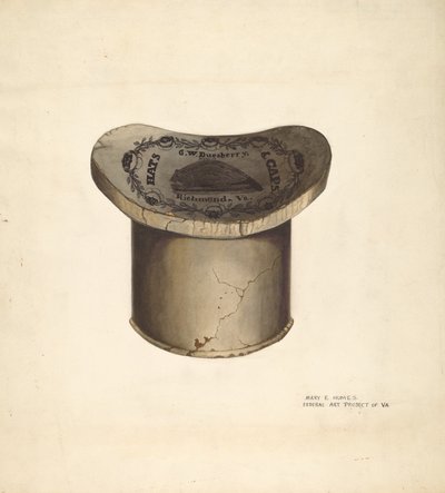 Caja de sombreros, c. 1939 de Mary E Humes