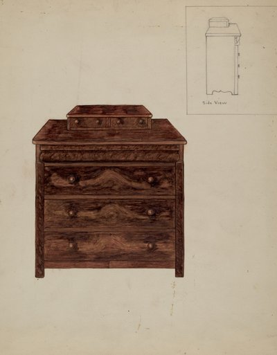 Viejo aparador, c. 1936 de Mary E Humes