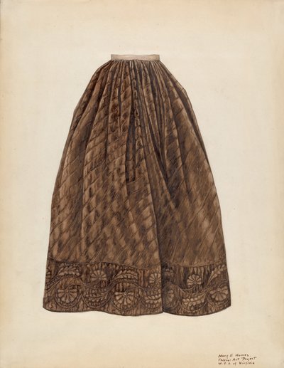 Enagua, c. 1938 de Mary E Humes
