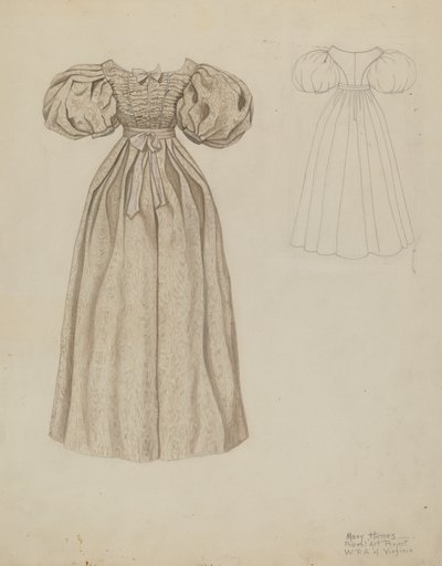 Vestido de novia, c. 1937 de Mary E Humes
