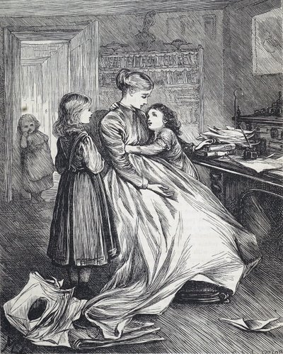 Una viuda con sus hijos de Mary Ellen Edwards
