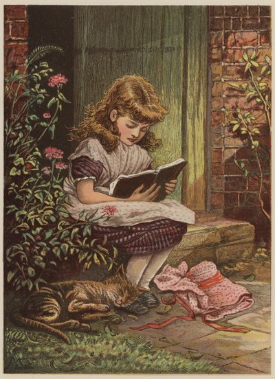 Niña leyendo de Mary Ellen Edwards
