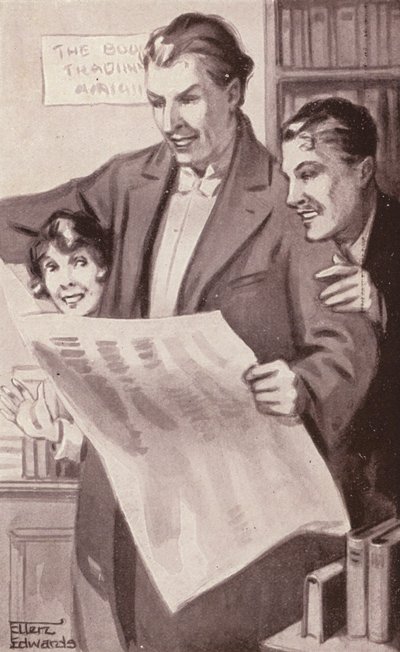 Ilustración para Kipps de H G Wells (litografía) de Mary Ellen Edwards