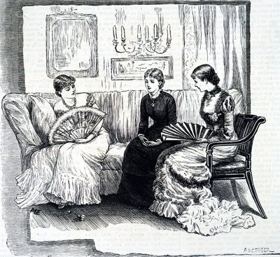 Damas con abanicos de Mary Ellen Edwards