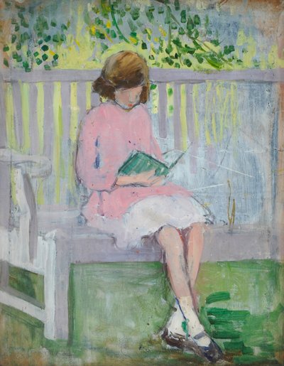 Niña leyendo de Mary Ethel Hunter