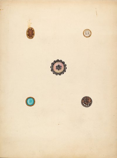 Botones, c. 1940 de Mary Fitzgerald