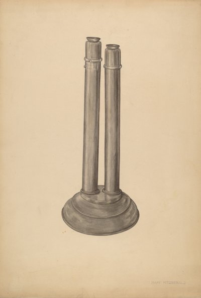 Candelabro doble de Mary Fitzgerald