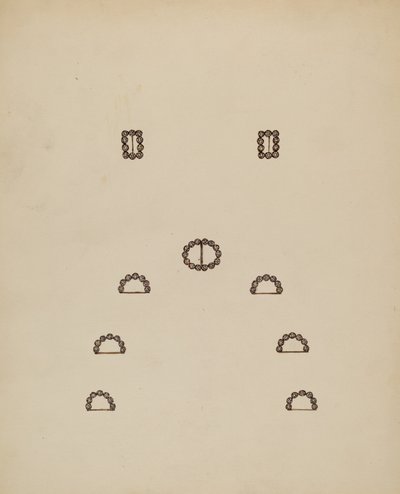 Diapositivas y hebillas, 1935-1942 de Mary Fitzgerald