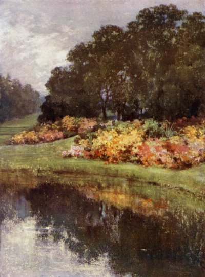 Jardines escoceses: Castillo Kennedy (litografía en color) de Mary Georgina Wade Wilson