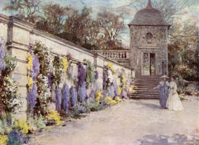 Jardines escoceses: Pollok (litografía en color) de Mary Georgina Wade Wilson