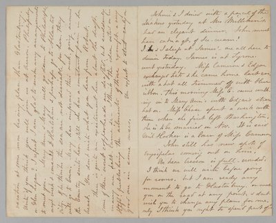 Carta de Mary Jane Hale Welles a Gideon Welles, 15 de agosto de 1863 de Mary Hale