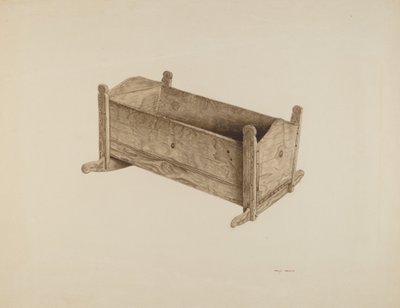 Cuna de caja, c. 1939 de Mary Hansen