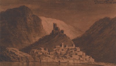 Tournon frente a Teint, en el Ródano de Mary Harcourt