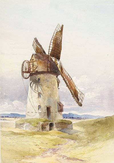Molino de Lytham, c.1845-55 de Mary Harper