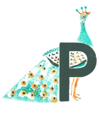 P es para pavo real de Mary Kuper