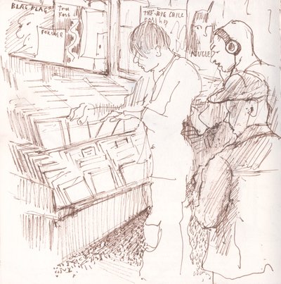 Rough Trade, 2006 (pluma y tinta) de Mary Kuper
