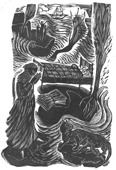 El diluvio, 2006 (grabado en vinilo) de Mary Kuper