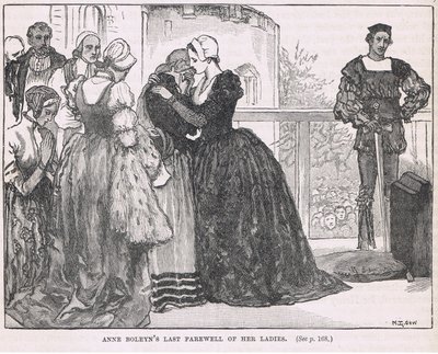 La última despedida de Ann Boleyn a sus damas de Mary L. Gow