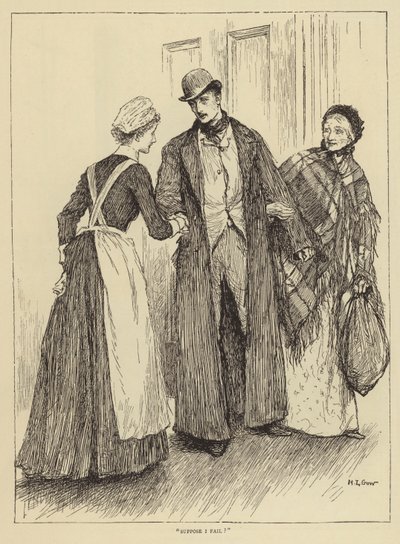 Ilustración para La historia de una enfermera, por Honnor Morten de Mary L. Gow