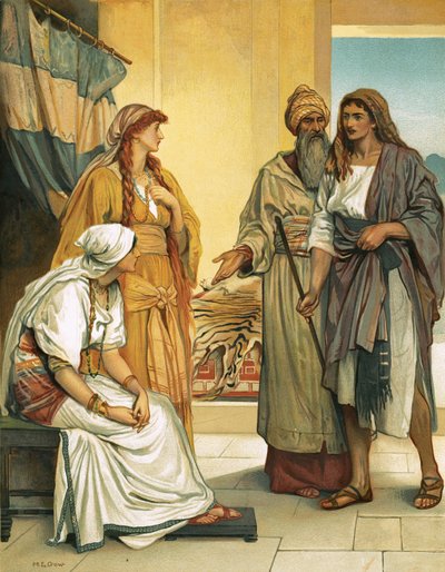 Jacob en la casa de Labán de Mary L. Gow
