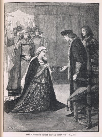 Lady Catherine Gordon ante Enrique VII 1497 de Mary L. Gow