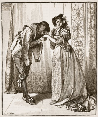 Despedida del Príncipe Carlos a la Infanta, ilustración de 