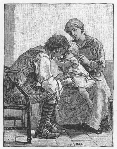 Escena de Silas Marner de George Eliot de Mary L Gow