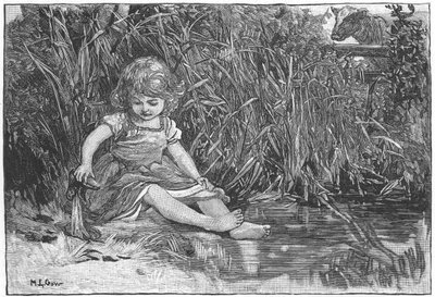 Escena de Silas Marner de George Eliot, 1882 de Mary L Gow