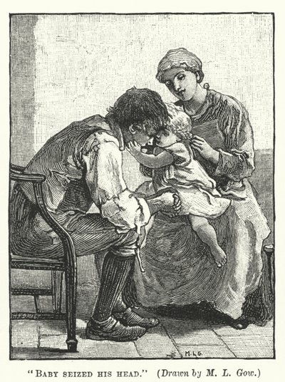 Silas Marner - El bebé le agarró la cabeza de Mary L. Gow