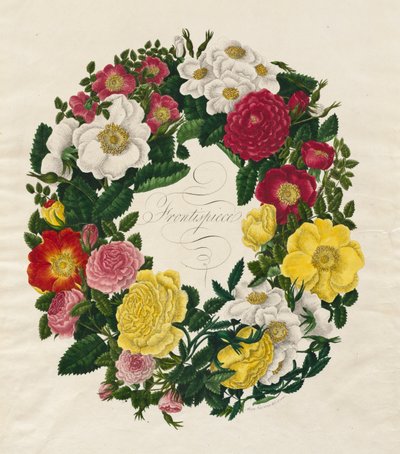 Una corona de rosas, 1799 de Mary Lawrence