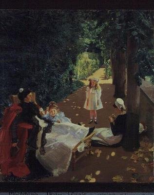 El Parque, c.1900 (óleo sobre lienzo) de Mary Louise MacMonnies