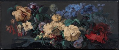 Flores de verano en una cornisa de Mary Moser