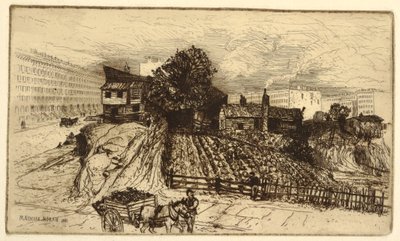 Una granja urbana, Nueva York de Mary Nimmo Moran