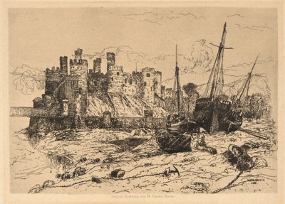 Castillo de Conway, Gales de Mary Nimmo Moran