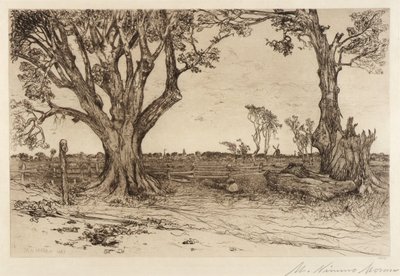 Old Lindens--Cerca de Easthampton de Mary Nimmo Moran