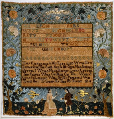 Muestrario de Mary Richardson