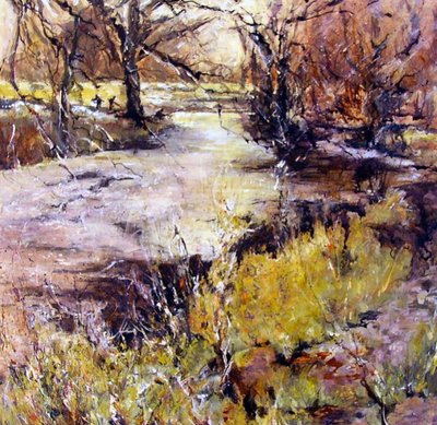 Pescando en el valle de Wolfscote de Mary Smith