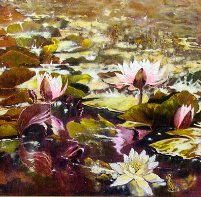 Lirios en jardines de Melbourne de Mary Smith