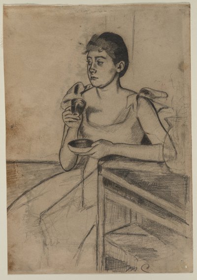 Café después de la cena de Mary Cassatt