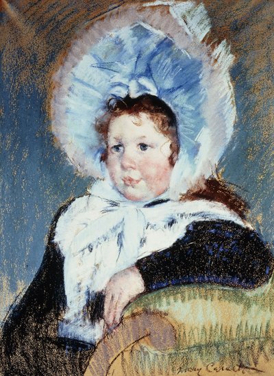 Dorothy con un Sombrero Muy Grande y un Abrigo Oscuro, c.1904 de Mary Cassatt