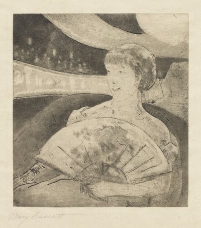 En el palco de la ópera de Mary Cassatt